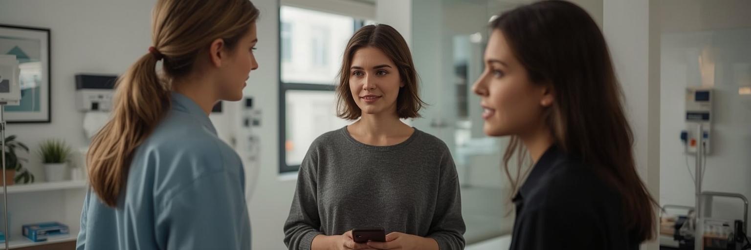 Illustration réaliste d’un examen ophtalmologique pour détecter un trouble visuel